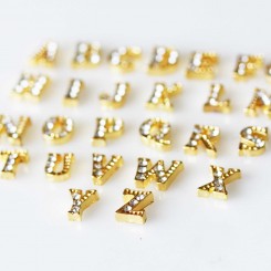 Gold Sparkle Letters